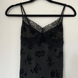 Motel Rocks black lace mini dress